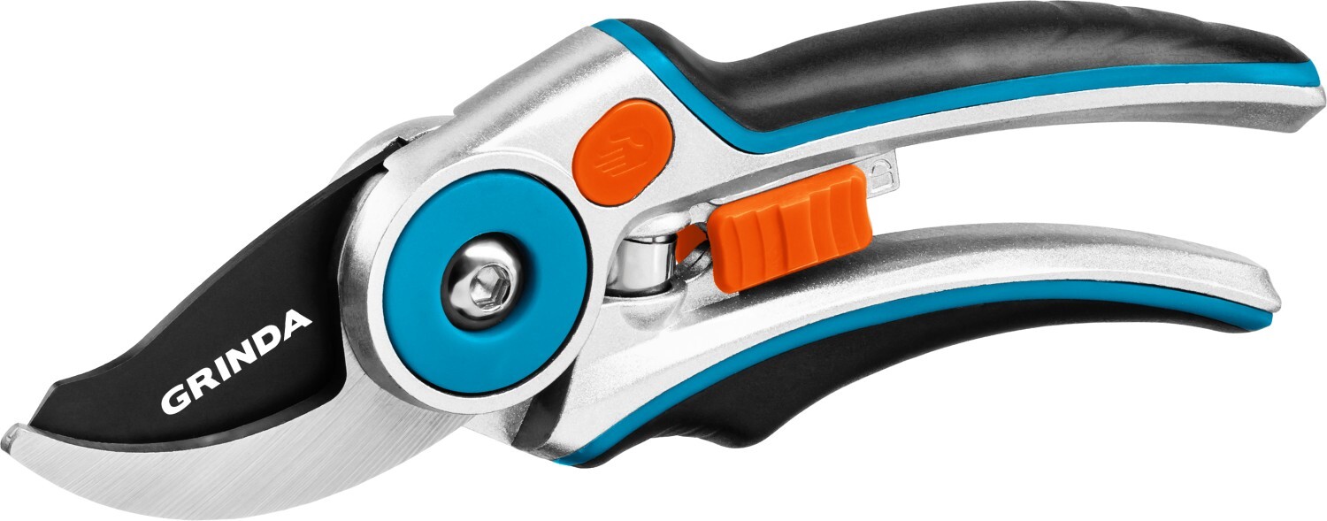 Секатор GRINDA PROLine P-29 210 мм усил. с алюм. ручками