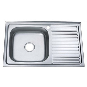 Мойка накладная ZERIX Z8050L-06-160E Satin