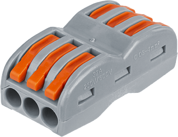 Клеммы VAG проходные тройные монтажные Navigator 14 220 NTC-R-3х3-6-50