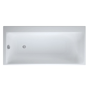 Ванна акриловая Cersanit Smart 170x80 левая б/нож б/п б/сиф прямоугольная (WP-SMART*170-L-W)