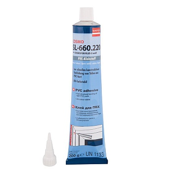 Клей Cosmofen Plus-S, Weib 200 гр для ПВХ