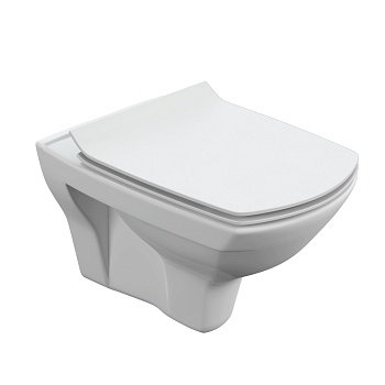 Подвесной унитаз CARINA XL Clean On DPL EO slim S-MZ-CARINA-XL-COn-S-DL-w