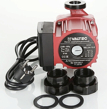 Насос циркуляционный Valtec RS 25/6/130 с гайками 
