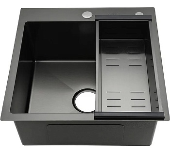 Мойка GAPPO GS5050-6 врезная оруж.сталь с коландером