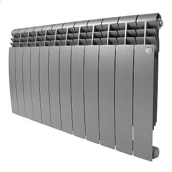 Радиатор Royal Thermo BiLiner 500 Silver Satin - 12 секций