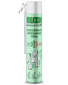 Пена RUSH RPH10U530 полиуретановая монтажная бытовая всесезонная 