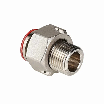 Сгон для водомера Valtec 1/2 (1 шт.) (Полусгон с накидной гайкой) VTr.611.N.0004