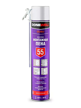 Пена Donewell Maxxima 55 полиуретановая монтажная бытовая всесезонная