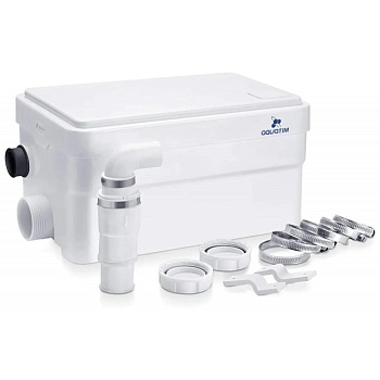 Канализационная установка Aquatim AM-STP-250 TIM (Без унитаза,2 входа, 0.25 кВт/80л.мин/5м)